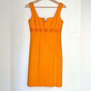 Trina Turk Orange Sleeveless Dress